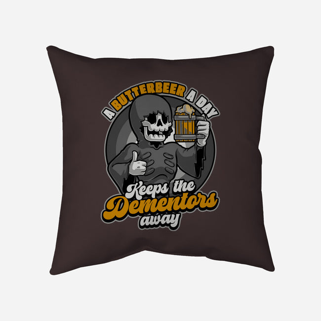 Death Beer-None-Removable Cover-Throw Pillow-Studio Mootant