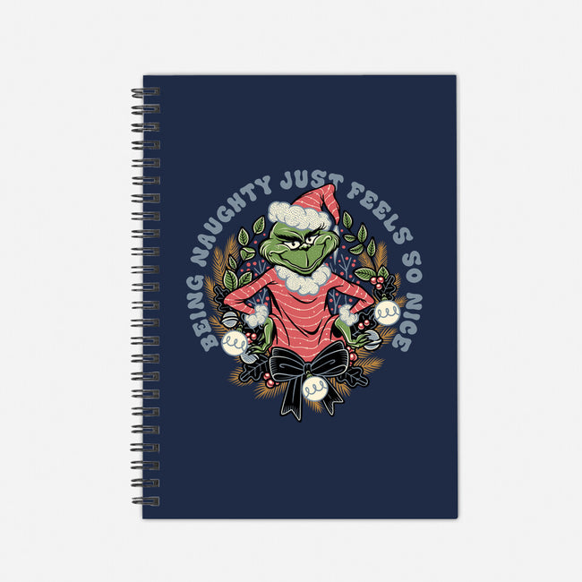 Naughty Grinch-None-Dot Grid-Notebook-momma_gorilla