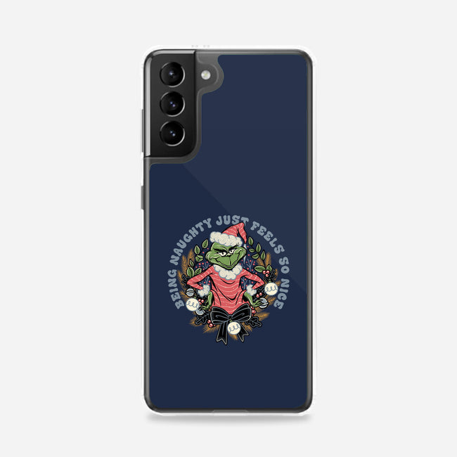 Naughty Grinch-Samsung-Snap-Phone Case-momma_gorilla