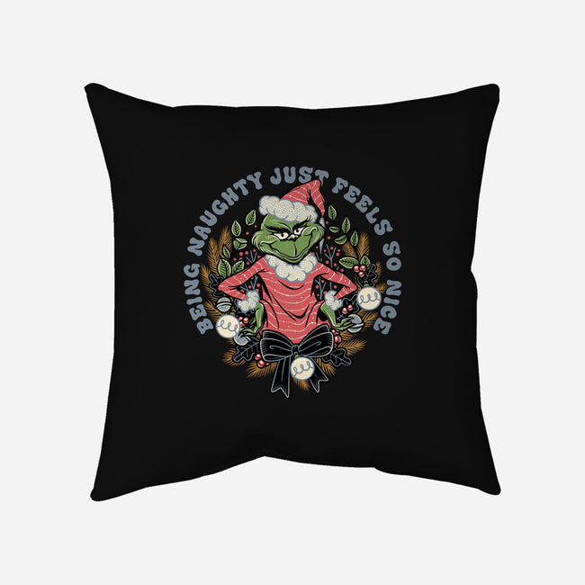 Naughty Grinch-None-Non-Removable Cover w Insert-Throw Pillow-momma_gorilla