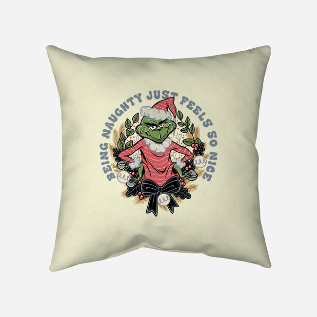 Naughty Grinch-None-Non-Removable Cover w Insert-Throw Pillow-momma_gorilla