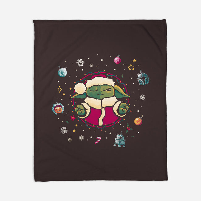 Christmas Meditation-None-Fleece-Blanket-teesgeex