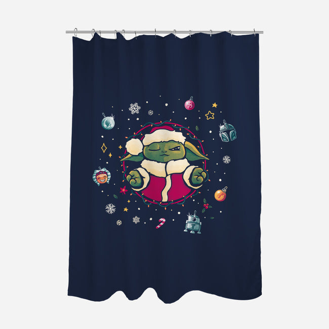 Christmas Meditation-None-Polyester-Shower Curtain-teesgeex