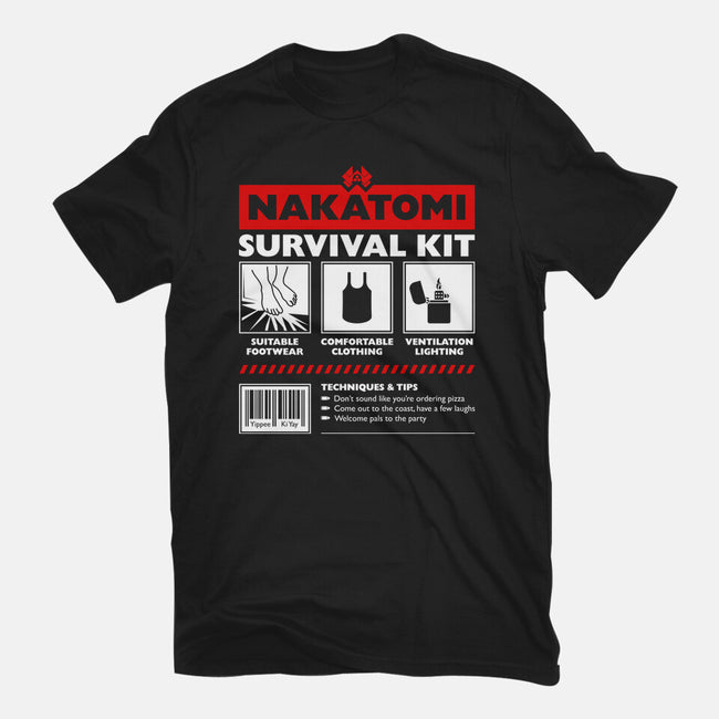 Nakatomi Survival Kit-Womens-Basic-Tee-rocketman_art