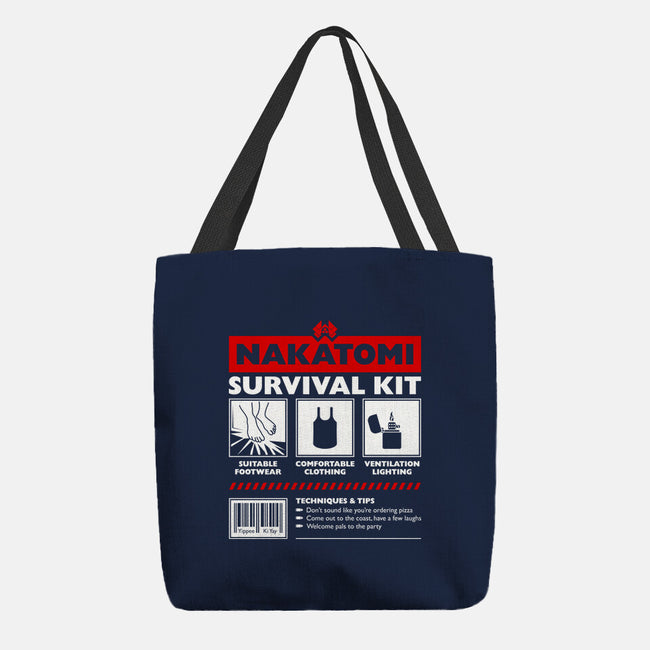 Nakatomi Survival Kit-None-Basic Tote-Bag-rocketman_art