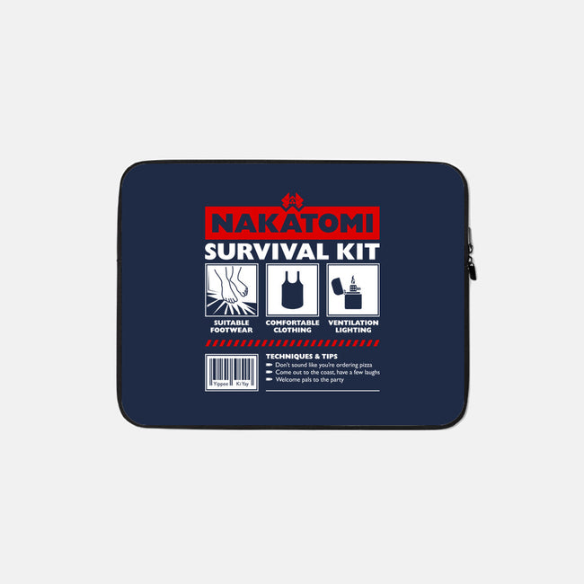 Nakatomi Survival Kit-None-Zippered-Laptop Sleeve-rocketman_art