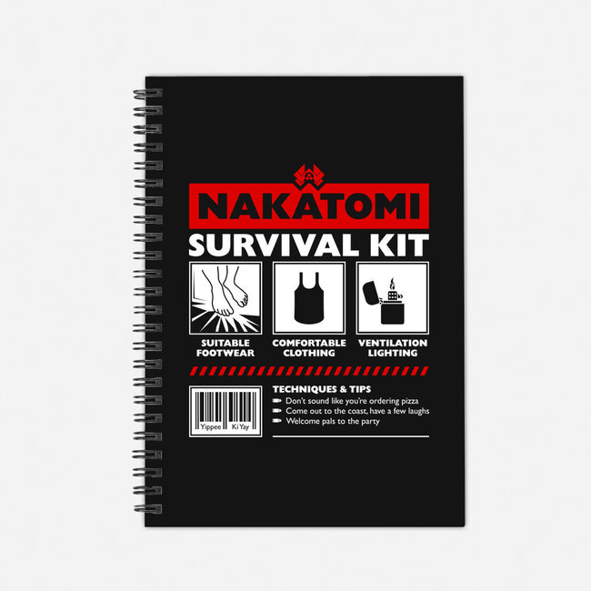 Nakatomi Survival Kit-None-Dot Grid-Notebook-rocketman_art