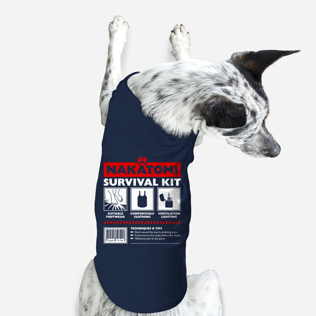 Nakatomi Survival Kit-Dog-Basic-Pet Tank-rocketman_art