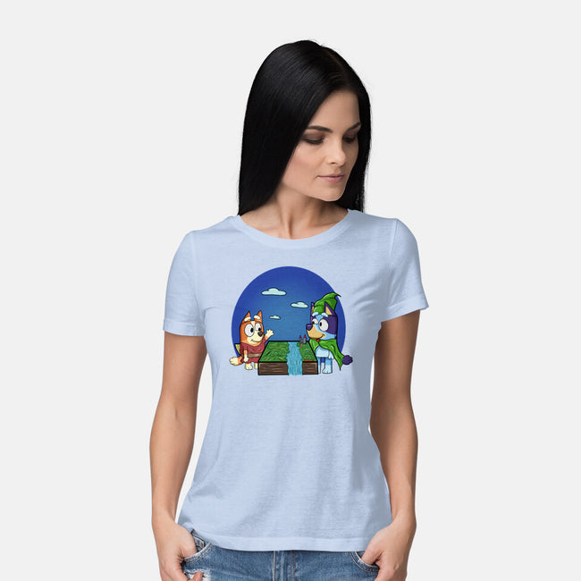 An Adventure With My Sister-Womens-Basic-Tee-nickzzarto