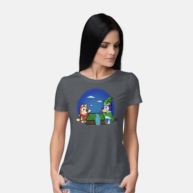 An Adventure With My Sister-Womens-Basic-Tee-nickzzarto