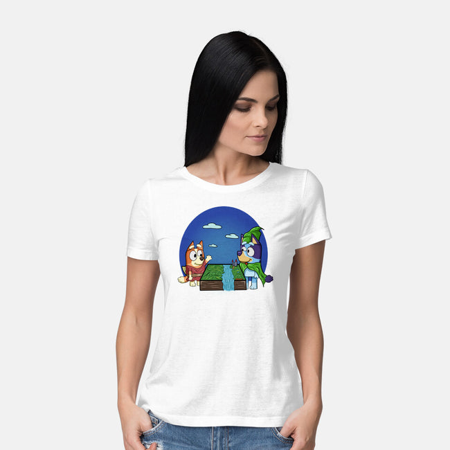 An Adventure With My Sister-Womens-Basic-Tee-nickzzarto