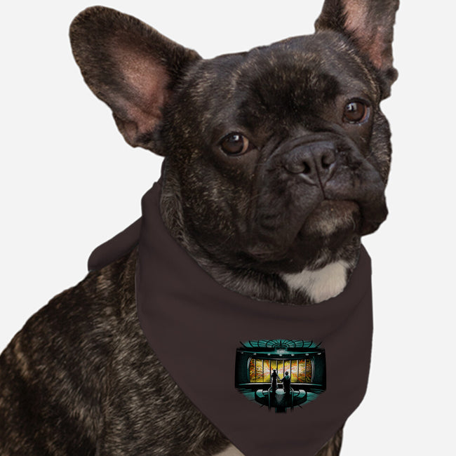 Temporal Mayhem-Dog-Bandana-Pet Collar-zascanauta