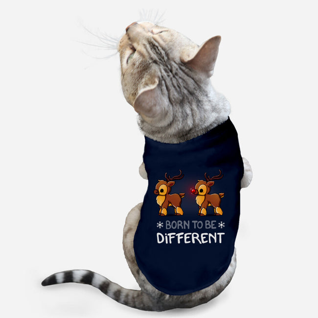 Born To Be Different-Cat-Basic-Pet Tank-Vallina84