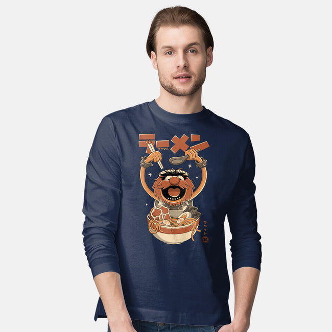 Ramen Mayhem-Mens-Long Sleeved-Tee-retrodivision