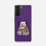 Cat Books Feline Library-Samsung-Snap-Phone Case-tobefonseca