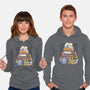 Cat Books Feline Library-Unisex-Pullover-Sweatshirt-tobefonseca