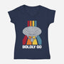 Retro Vintage Explorers-Womens-V-Neck-Tee-retrodivision