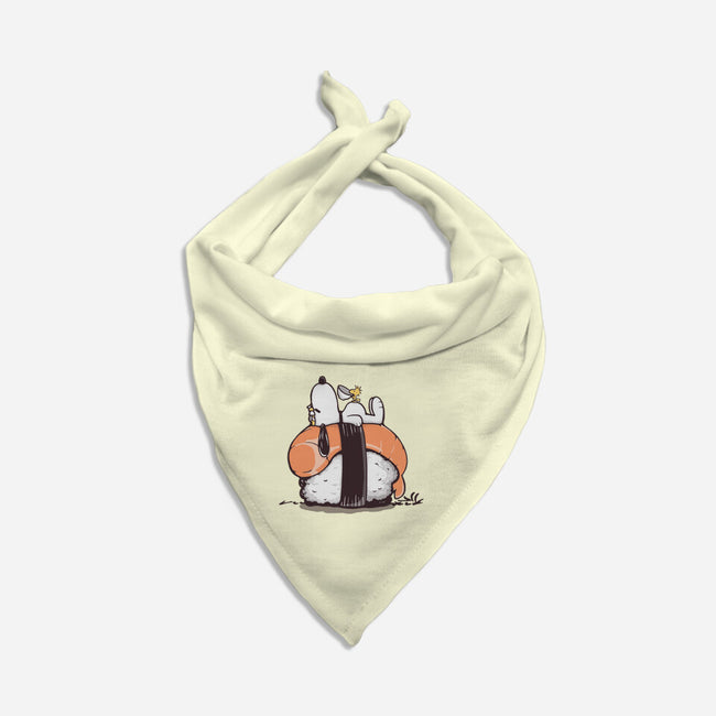 Sushi Friends-Dog-Bandana-Pet Collar-retrodivision