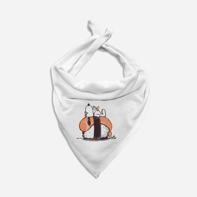 Sushi Friends-Dog-Bandana-Pet Collar-retrodivision