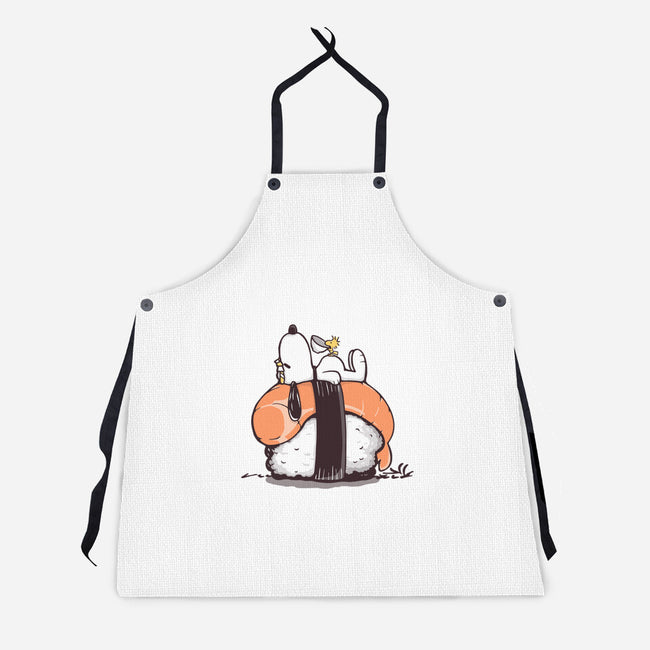 Sushi Friends-Unisex-Kitchen-Apron-retrodivision