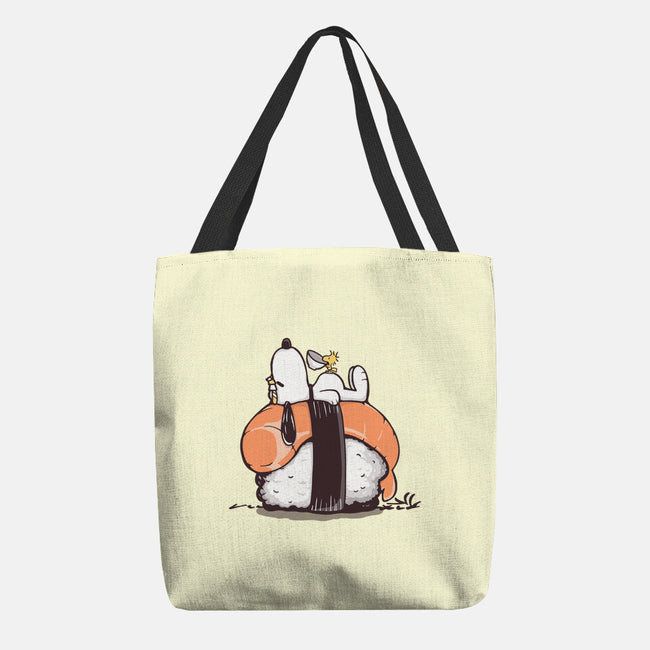 Sushi Friends-None-Basic Tote-Bag-retrodivision