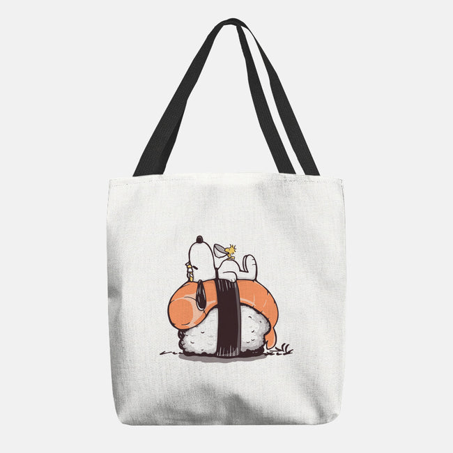 Sushi Friends-None-Basic Tote-Bag-retrodivision