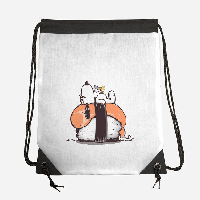 Sushi Friends-None-Drawstring-Bag-retrodivision