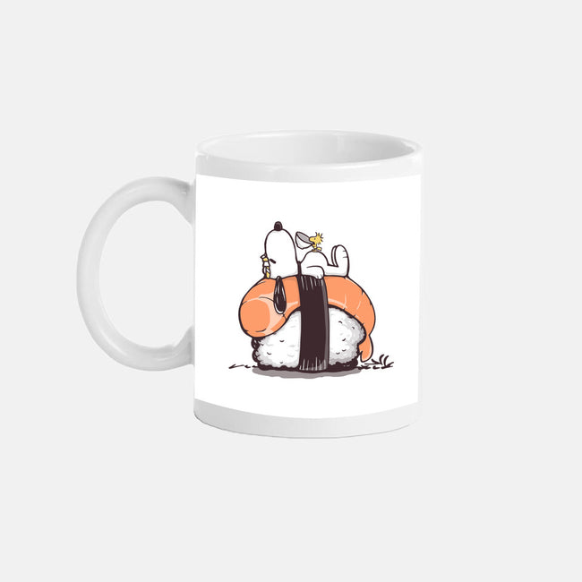 Sushi Friends-None-Mug-Drinkware-retrodivision