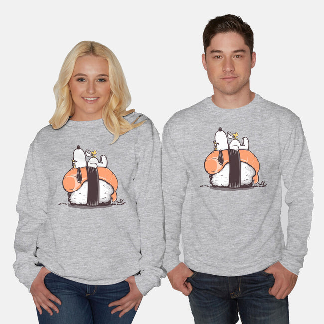 Sushi Friends-Unisex-Crew Neck-Sweatshirt-retrodivision