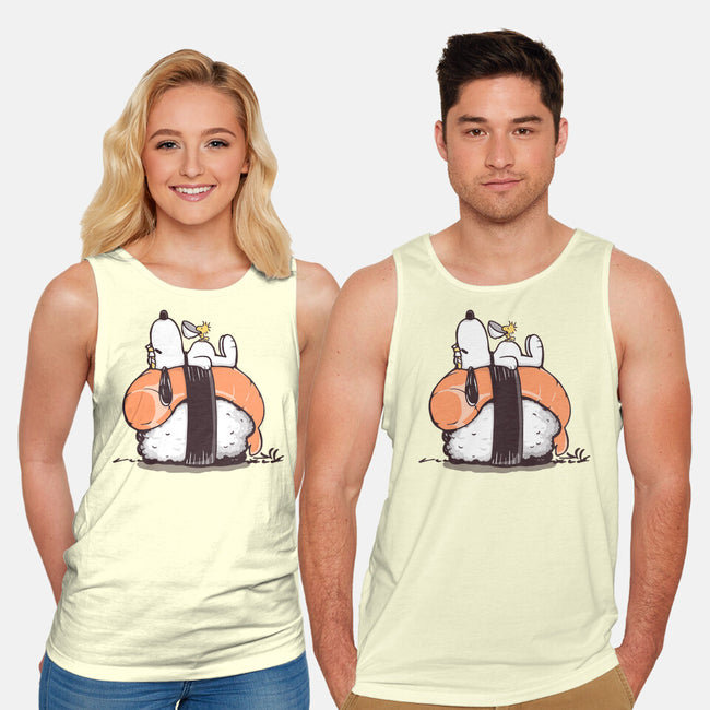 Sushi Friends-Unisex-Basic-Tank-retrodivision