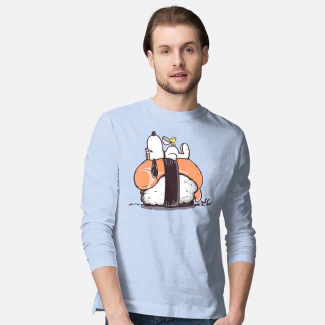 Sushi Friends-Mens-Long Sleeved-Tee-retrodivision