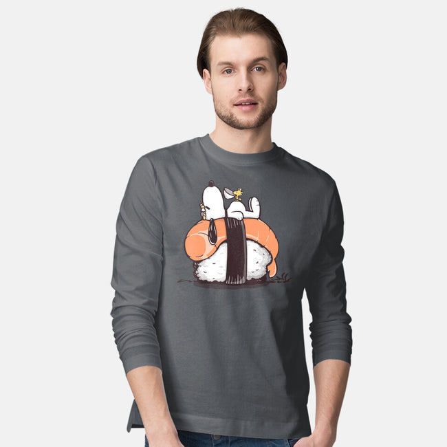 Sushi Friends-Mens-Long Sleeved-Tee-retrodivision
