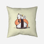 Sushi Friends-None-Removable Cover-Throw Pillow-retrodivision