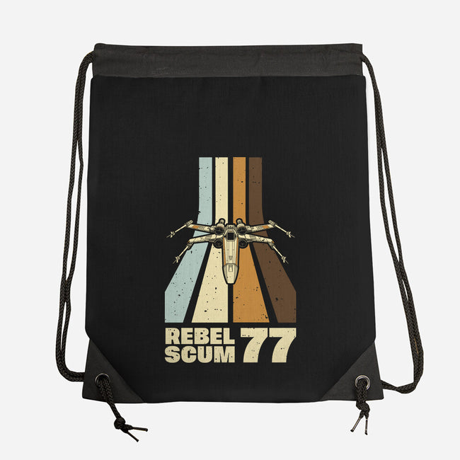 Retro Vintage Scum-None-Drawstring-Bag-retrodivision