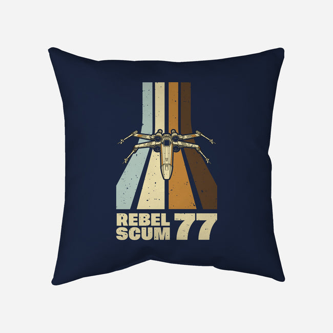 Retro Vintage Scum-None-Non-Removable Cover w Insert-Throw Pillow-retrodivision