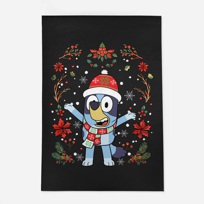 Christmas Heeler-None-Outdoor-Rug-JamesQJO