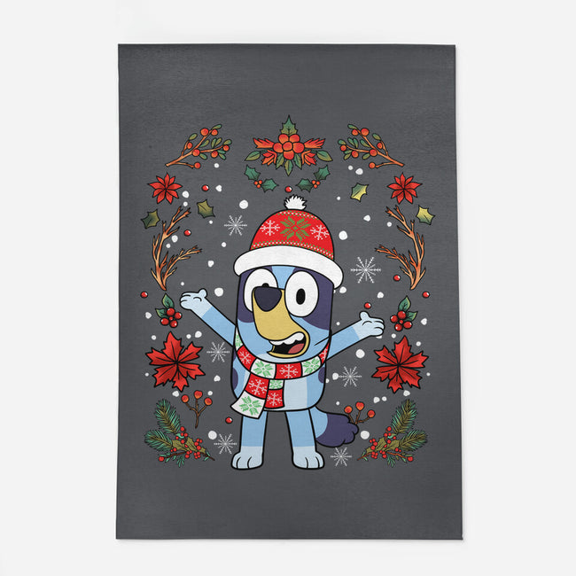 Christmas Heeler-None-Outdoor-Rug-JamesQJO