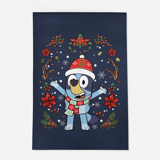 Christmas Heeler-None-Outdoor-Rug-JamesQJO