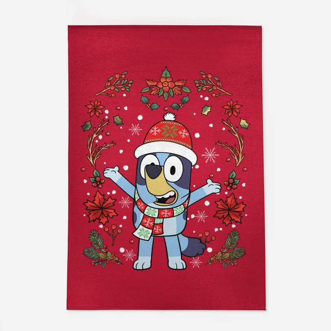 Christmas Heeler-None-Outdoor-Rug-JamesQJO