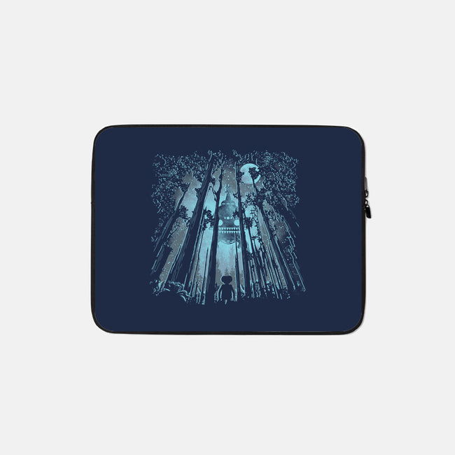 I'll Be Right Here-None-Zippered-Laptop Sleeve-dalethesk8er