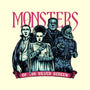 Monsters Of The Silver Screen-None-Stretched-Canvas-momma_gorilla