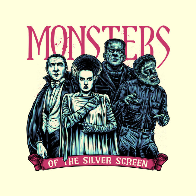 Monsters Of The Silver Screen-None-Drawstring-Bag-momma_gorilla