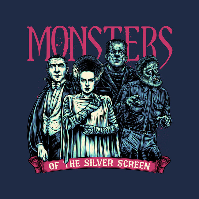 Monsters Of The Silver Screen-None-Drawstring-Bag-momma_gorilla