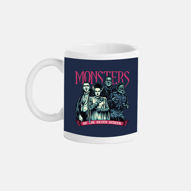 Monsters Of The Silver Screen-None-Mug-Drinkware-momma_gorilla