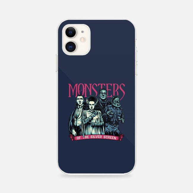 Monsters Of The Silver Screen-iPhone-Snap-Phone Case-momma_gorilla