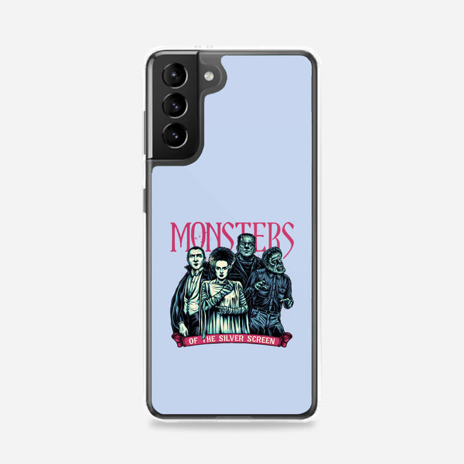 Monsters Of The Silver Screen-Samsung-Snap-Phone Case-momma_gorilla