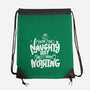 On The Naughty List And I Regret Nothing-None-Drawstring-Bag-tobefonseca