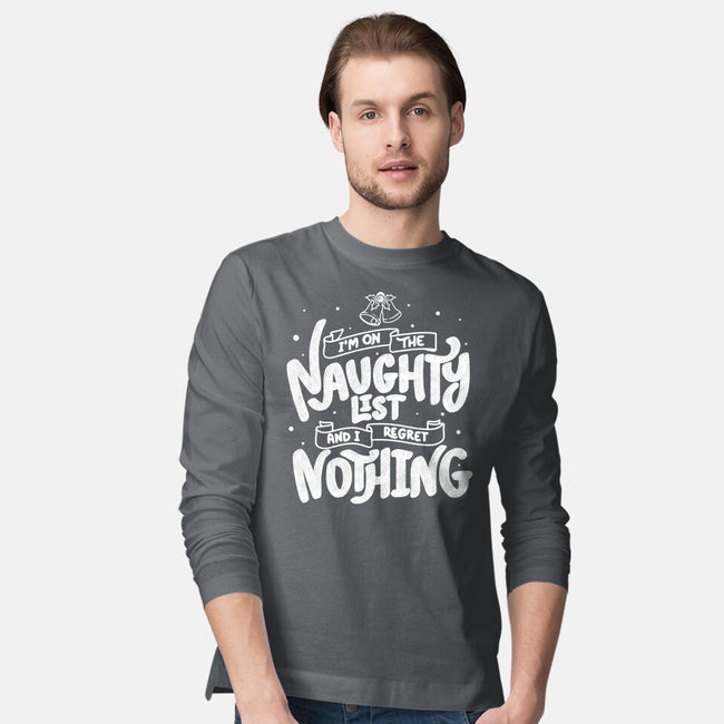 On The Naughty List And I Regret Nothing-Mens-Long Sleeved-Tee-tobefonseca