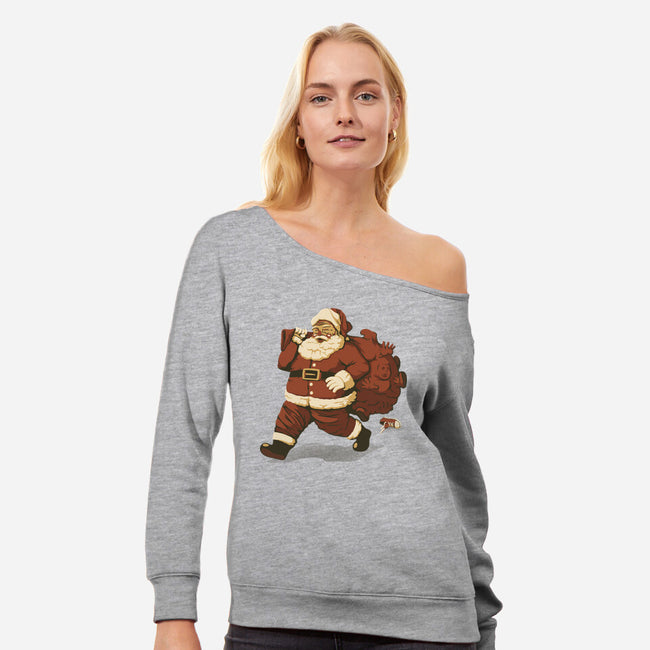 Naughty Boys-Womens-Off Shoulder-Sweatshirt-tobefonseca