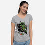 Purr-petrators-Womens-V-Neck-Tee-Henrique Torres